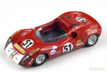 SPARK Abarth 1000 SP #51 Zanetti S1332 [MODELARSTWO]