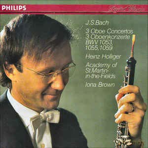 Holliger: Bach:3 Oboe Concertos [CD]