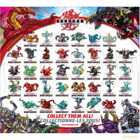 BAKUGAN Metal Poster D2 BKGPT [ZABAWKA]