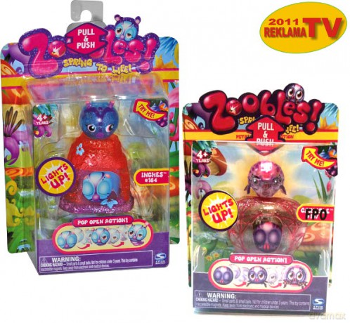 ZOOBLES ZESTAW POJEDYŃCZY ŚWIECĄCY 13225 [ZABAWKA]