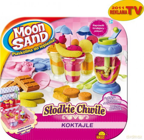 MOON SAND Słodkie Chwile KoktajleCukier 92826 [ZABAWKA]
