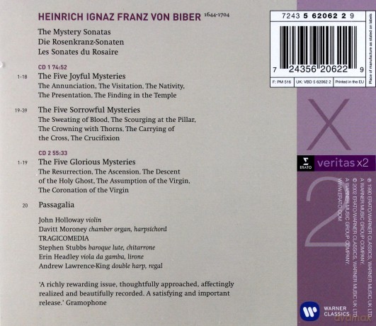 Holloway/Moroney: Veritas X2-The Mystery Sonatas [2CD]