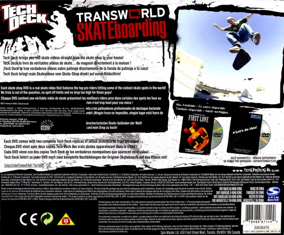 TECH DECK Zest. Dla Kolekcjonerów DVD2 13827 [ZABAWKA]