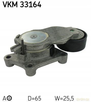 SKF VKM 33164 Rolka napinacza, pasek klinowy wielorowkowy Peugeot Citroen Ford Volvo