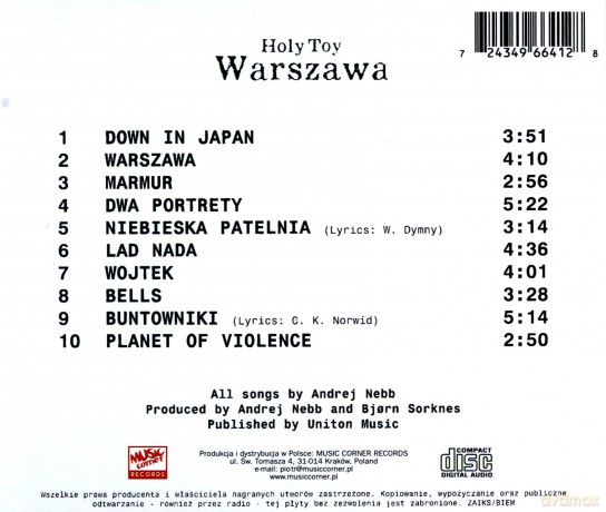 Holy Toy: Warszawa [CD]
