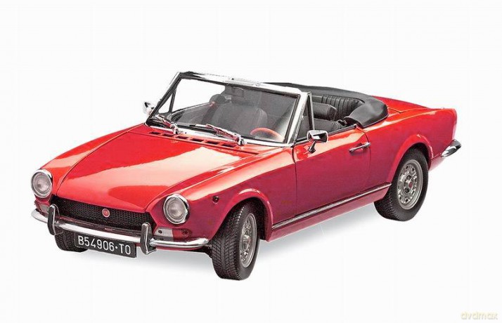 SUN STAR Fiat 124 Spider BS1 1970 (red) 4922 [MODELARSTWO]