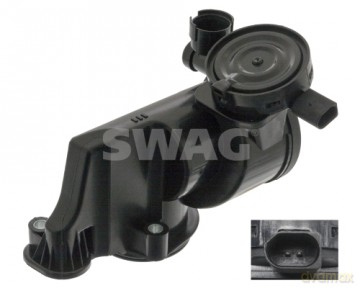 SWAG 30 94 9184 Separator oleju, odpowietrzenie przestrzeni korbowej Audi Skoda VW Seat