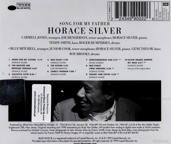 Horace Silver: For My Father [CD]