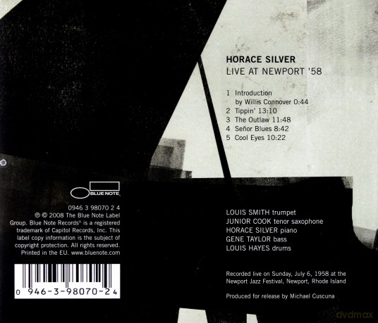 Horace Silver: Live At Newport '58 [CD]