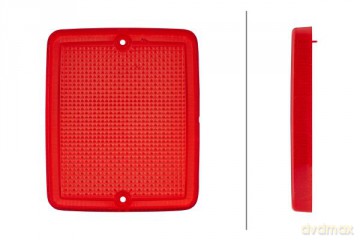 Szkło lampy, lampa przeciwmgłowa tylna Hella 9EL 119 544-001 Iveco