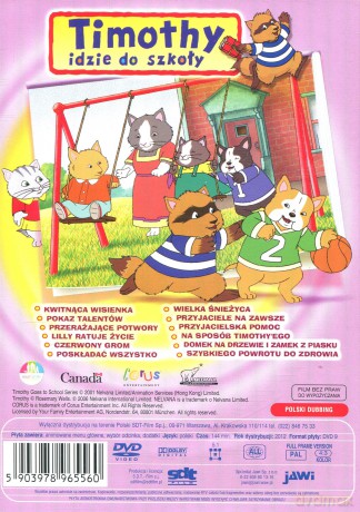 Timothy Idzie Do Szkoły-Kwitnąca Wisienka [DVD]