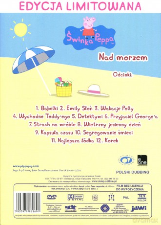 Świnka Peppa-Nad Morzem  + Puzzle [DVD]
