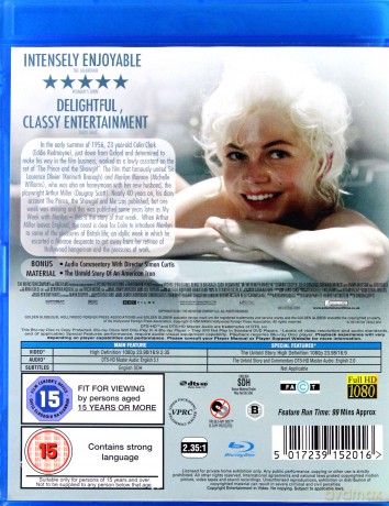 My week with Marilyn (Mój tydzień z Marilyn) [Blu-Ray]