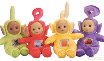 TELETUBISIE MINI PLUSZ Z ZAWIESZKĄ 4 WZ. 71349 [ZABAWKA]