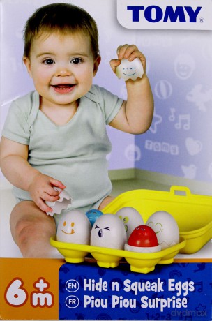 TOMY Wesołe Jajeczka Sorter 1581 [ZABAWKA]