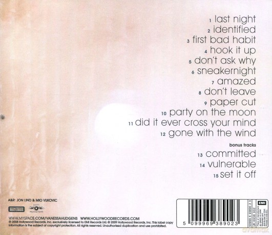 Hudgens, Vanessa: Identified [CD]