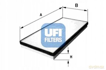 UFI 53.065.00 Filtr, wentylacja przestrzeni pasażerskiej Honda