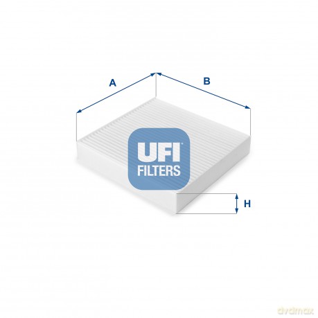 UFI 53.109.00 Filtr, wentylacja przestrzeni pasażerskiej Suzuki Toyota Fiat Honda