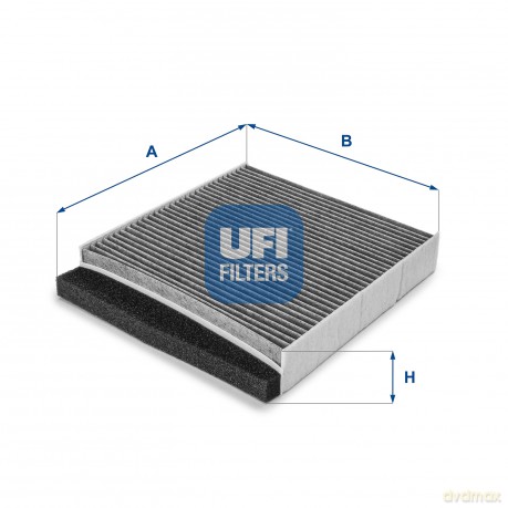 UFI 54.126.00 Filtr, wentylacja przestrzeni pasażerskiej Volvo