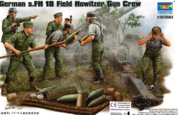 TRUMPETER German Field Howitzer Gun 425 [MODELARSTWO]