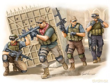 TRUMPETER PMC in Iraq Fire Movement 419 [MODELARSTWO]