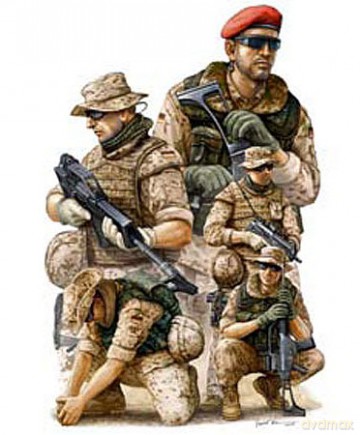 TRUMPETER Modern German in Afghanistan 421 [MODELARSTWO]