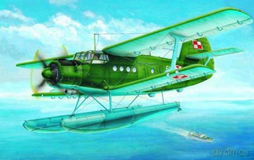 TRUMPETER Antonov An2V Colt on Float 1606 [MODELARSTWO]