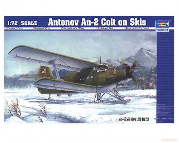 TRUMPETER Antonov An2 Colt on Skis 1607 [MODELARSTWO]