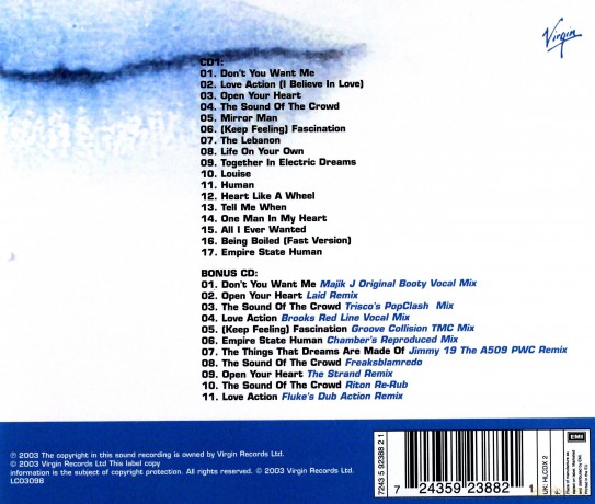 Human League: The Very Best Of [2CD]