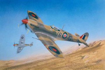 TRUMPETER Spitfire MK.VB Trop 2412 [MODELARSTWO]