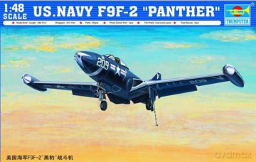 TRUMPETER US. Navy F9F2 "Panther" 2832 [MODELARSTWO]
