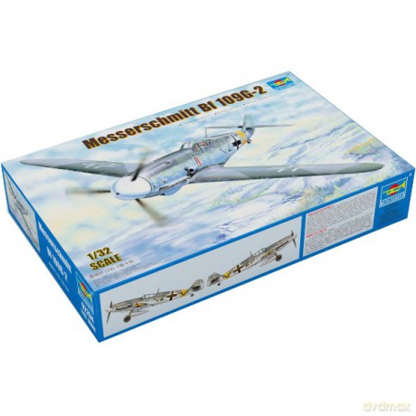 TRUMPETER Messerschmitt Bf 109G2 02294 [MODELARSTWO]
