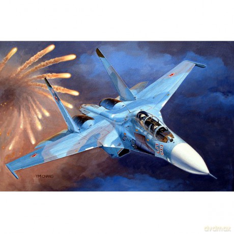 TRUMPETER Suchoj Su27 Flanker C 1645 [MODELARSTWO]