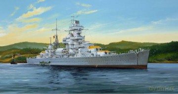 TRUMPETER German Cruiser Admiral Hipper 5317 [MODELARSTWO]