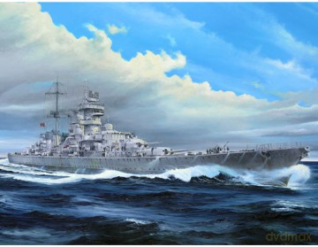 TRUMPETER German Cruiser Prinz Eugen 5313 [MODELARSTWO]