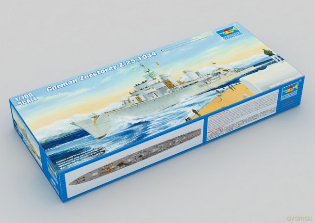 TRUMPETER German Zerstorer Z25 1944 5787 [MODELARSTWO]
