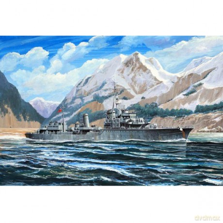 TRUMPETER German Zerstorer Z37 1943 5791 [MODELARSTWO]