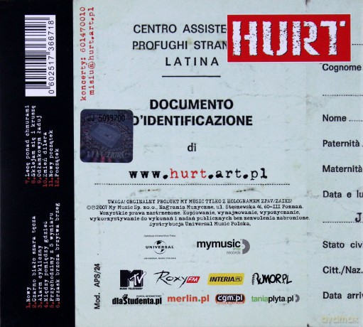 Hurt: Nowy Początek (digipack) [CD]
