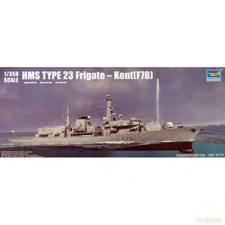 TRUMPETER HMS type 23 FrigateKent F78 4544 [MODELARSTWO]