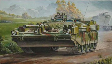 TRUMPETER Sweden Strv 103C MBT 0310 [MODELARSTWO]