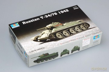 TRUMPETER Russian T3476 1942 7206 [MODELARSTWO]