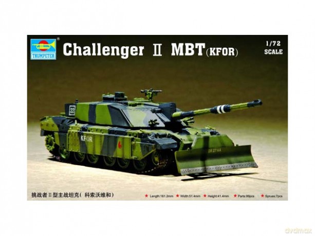 TRUMPETER Challenger II MBT (KFOR) 7216 [MODELARSTWO]