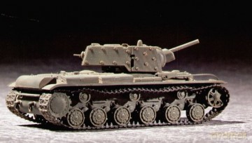 TRUMPETER Soviet KV1S Ehkranami 7230 [MODELARSTWO]