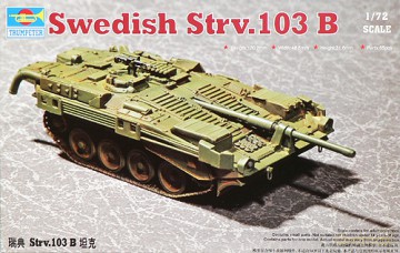 TRUMPETER Swedish STRV.103 B Tank 7248 [MODELARSTWO]