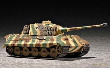 TRUMPETER Kingtiger Henschel wZimmerit 7291 [MODELARSTWO]