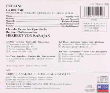 Hvk: Pucc:La Boheme - Highlights [CD]