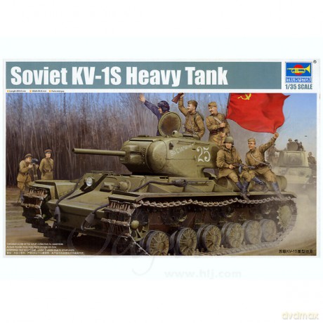 TRUMPETER Soviet KV1S Heavy Tank 1566 [MODELARSTWO]