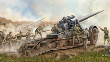 TRUMPETER 17cm Kanone 18 Heavy Gun 2313 [MODELARSTWO]