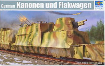 TRUMPETER German Kanonen und Flakwagen 1511 [MODELARSTWO]