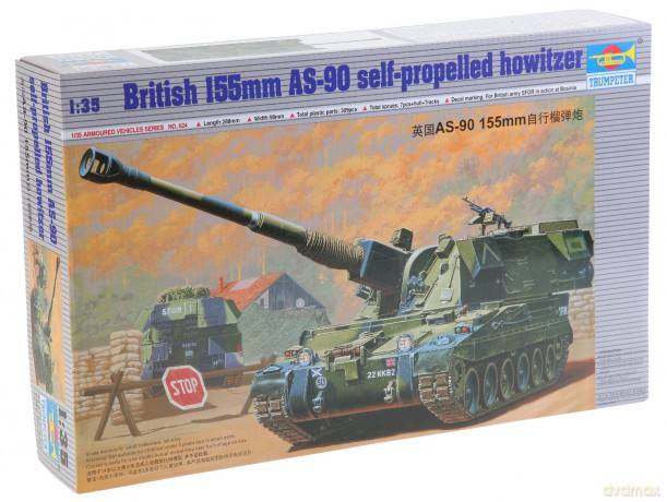 TRUMPETER British 155mm AS90 324 [MODELARSTWO]